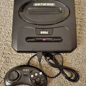 Black Sega Genesis Console Accessories
